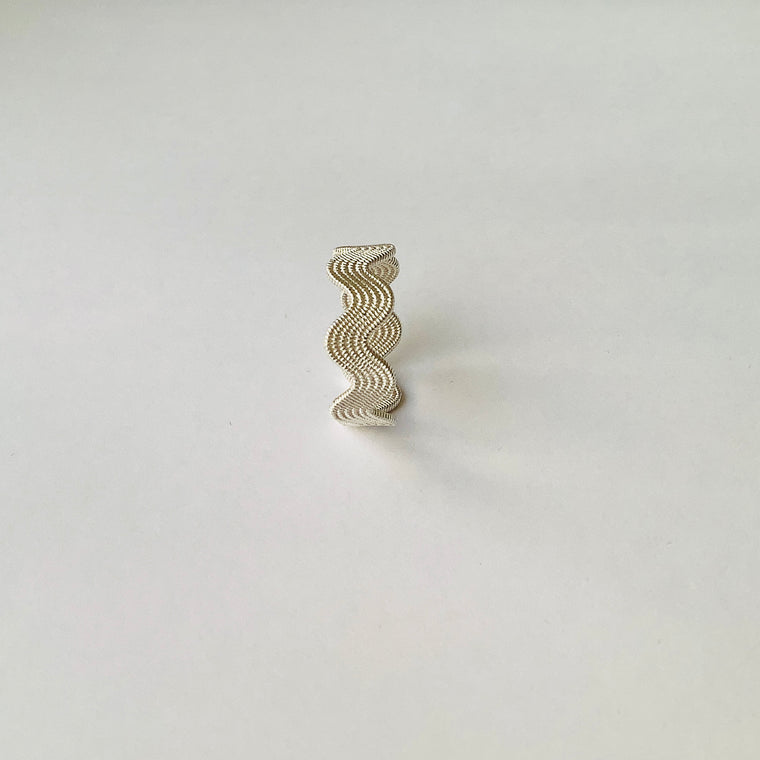 Rick Rack Ring - Silver