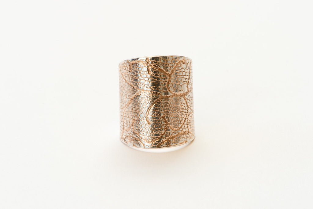 Ring, Chantilly Lace - rose gold/silver