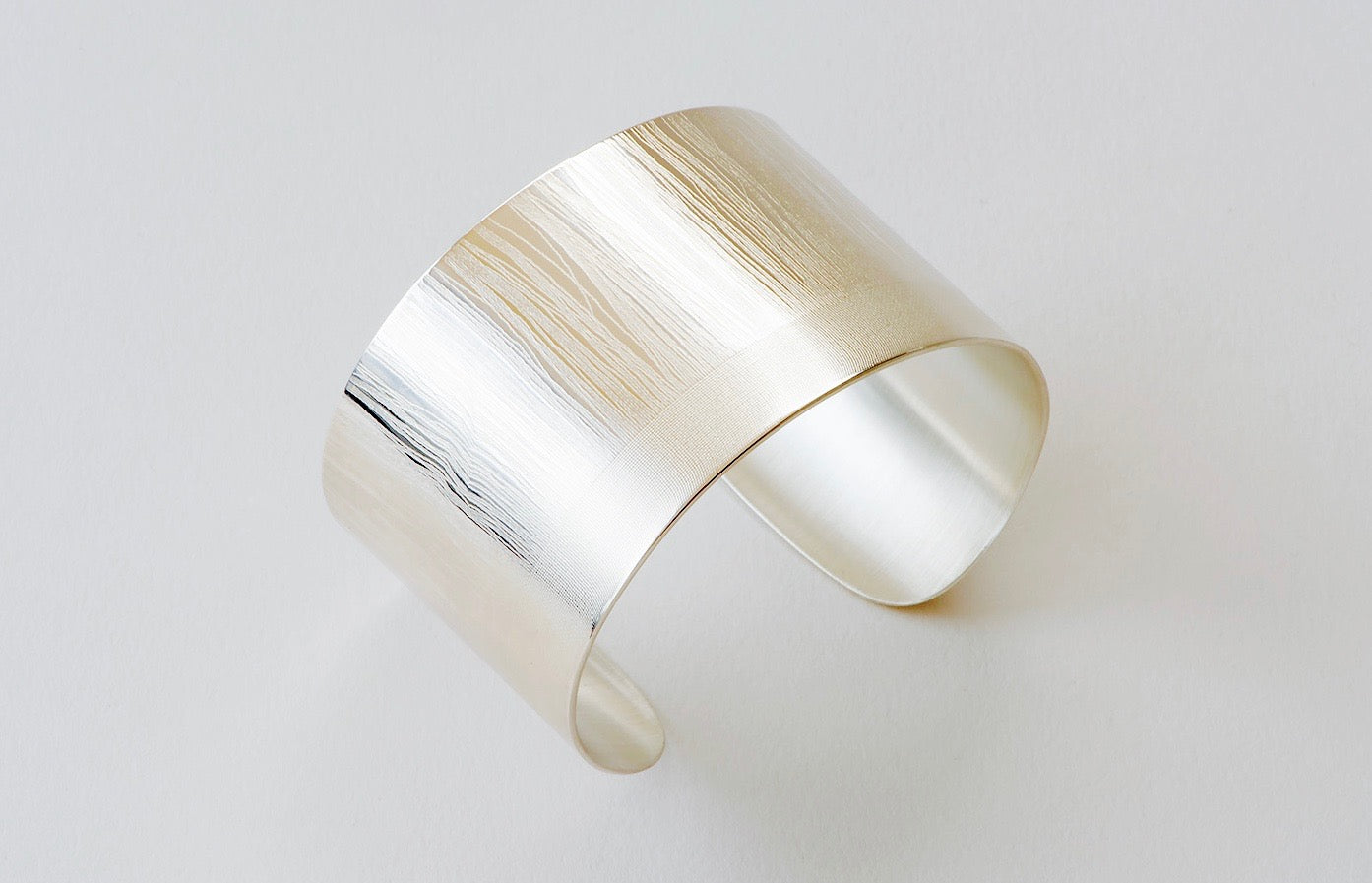 Fringe Cuff - silver