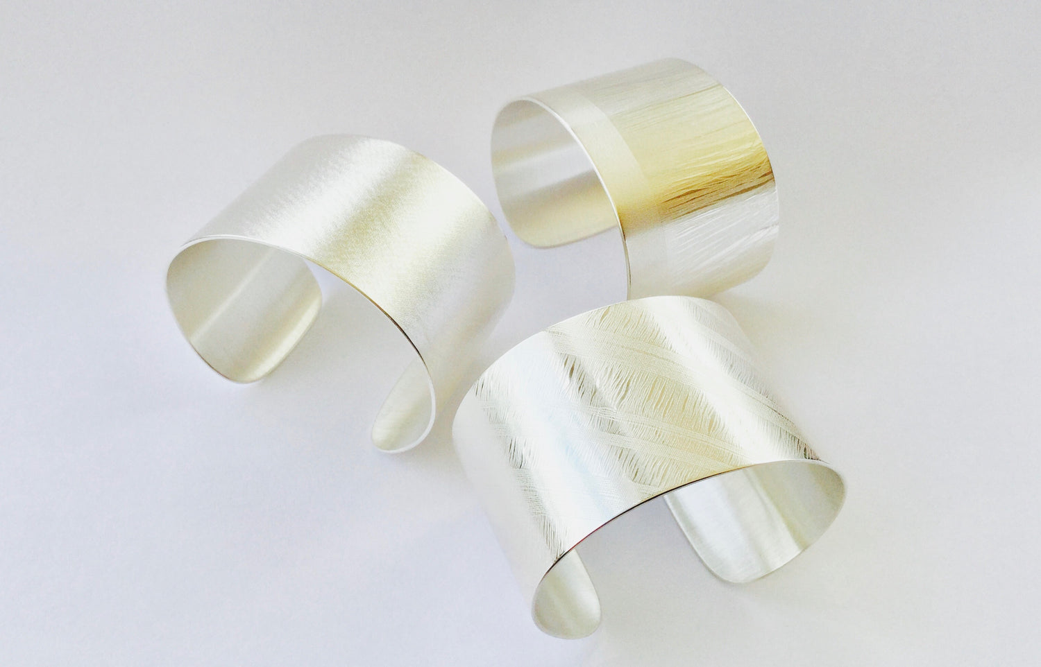 Fringe Cuff - silver