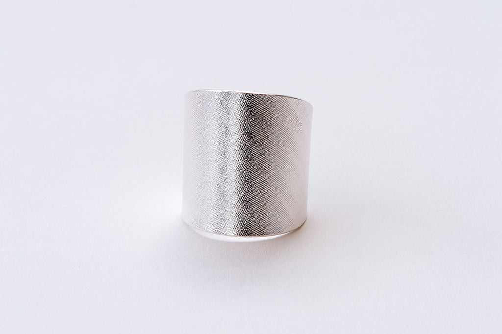 Ring, Moire - silver