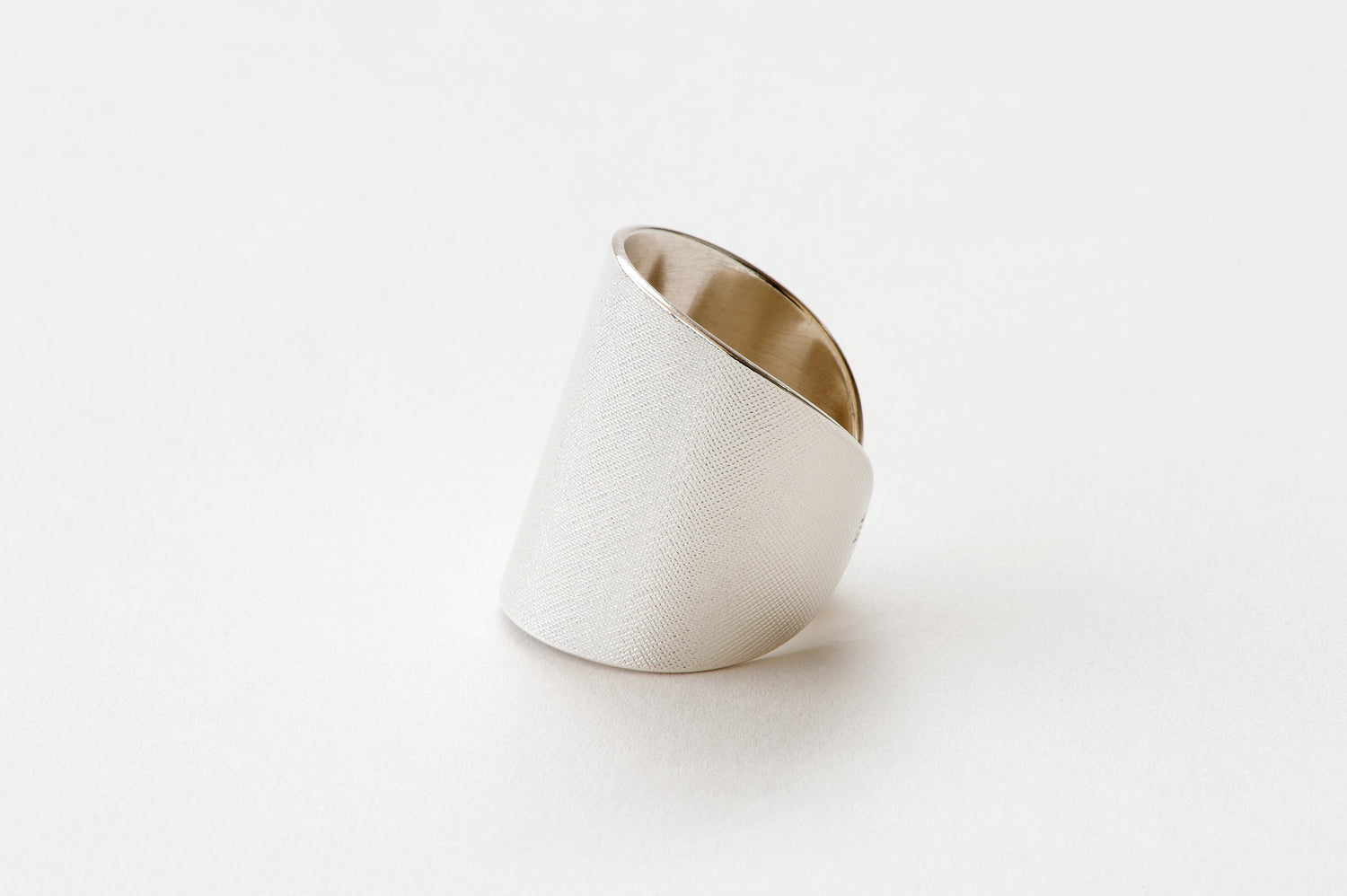 Ring, Plain Weave - silver